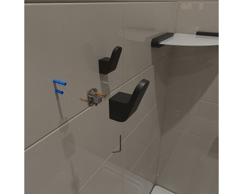 Крючок Altasan Лотос ЛТ10ЧМ Черный матовый