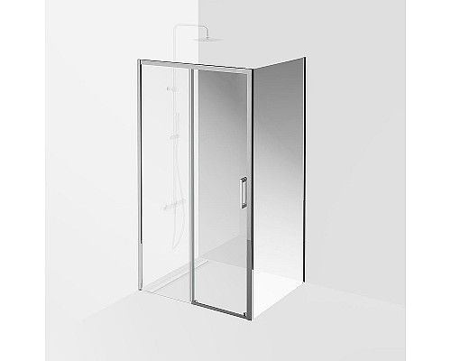 Душевая стенка Kerama Marazzi Vetro 90 VE.90.FP.CR профиль Хром стекло прозрачное