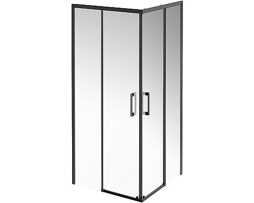 Душевой уголок Kerama Marazzi Vetro 90x90 VE.90.SSD.BLK.M профиль Черный матовый стекло прозрачное Душевой уголок Kerama Marazzi Vetro 90x90 VE.90.SSD.BLK.M профиль Черный матовый стекло прозрачное