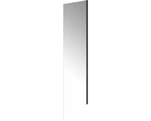 Душевая стенка Kerama Marazzi Cristallo 90 CT.90.FP.BLK.M профиль Черный матовый стекло прозрачное