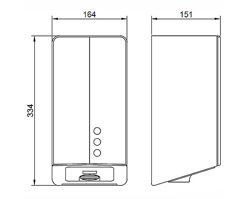 Сушилка для рук Nofer Big Fuga Evo 01841.W Белая
