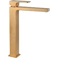 Смеситель для раковины Remer Absolute AU11LBG Золото брашированное