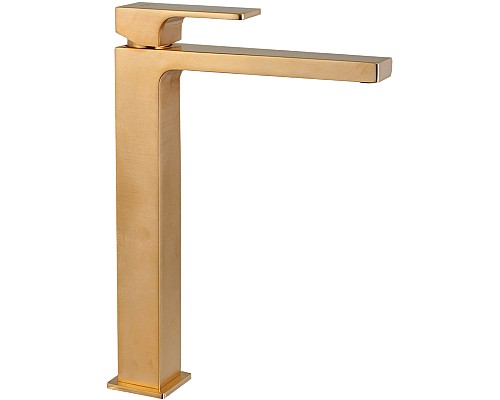 Смеситель для раковины Remer Absolute AU11LBG Золото брашированное
