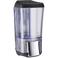 Диспенсер для жидкого мыла Nofer Black 03010.N Черный Хром