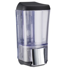 Диспенсер для жидкого мыла Nofer Black 03010.N Черный Хром
