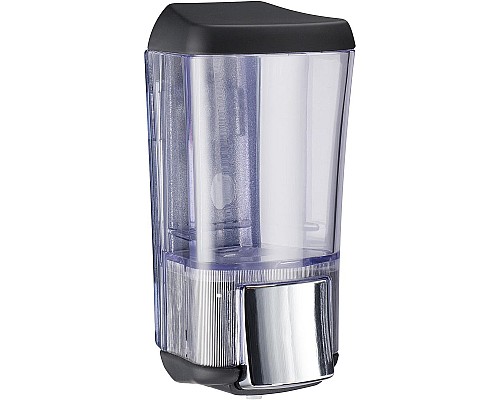 Диспенсер для жидкого мыла Nofer Black 03010.N Черный Хром