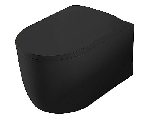 Унитаз Artceram Monet MNV001 17 00 подвесной Черный матовый без сиденья