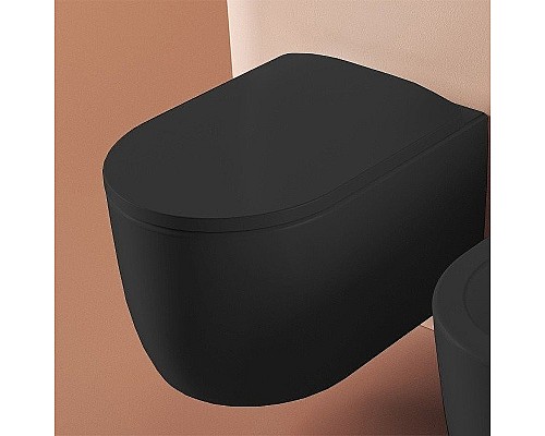 Унитаз Artceram Monet MNV001 17 00 подвесной Черный матовый без сиденья