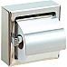 Держатель туалетной бумаги Nofer 05007.S с крышкой Сатин