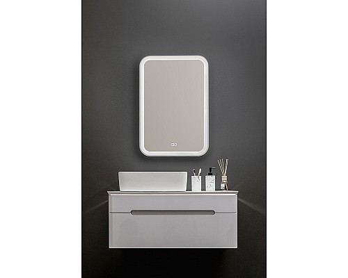 Зеркало Silver Mirrors Malta-RGB 55 LED-00002511 с подсветкой с сенсорным выключателем и диммером Зеркало Silver Mirrors Malta-RGB 55 LED-00002511 с подсветкой с сенсорным выключателем и диммером
