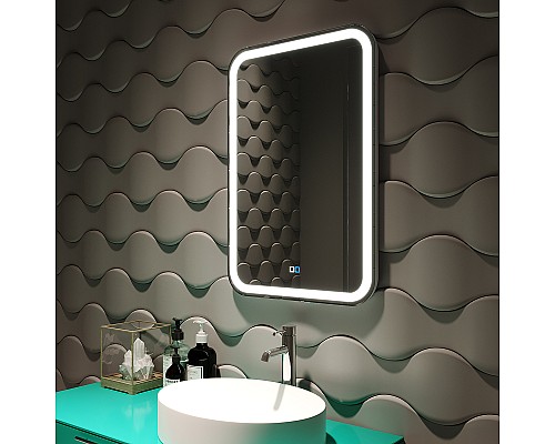 Зеркало Silver Mirrors Malta-RGB 55 LED-00002511 с подсветкой с сенсорным выключателем и диммером Зеркало Silver Mirrors Malta-RGB 55 LED-00002511 с подсветкой с сенсорным выключателем и диммером
