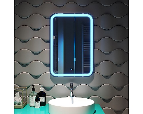 Зеркало Silver Mirrors Malta-RGB 55 LED-00002511 с подсветкой с сенсорным выключателем и диммером Зеркало Silver Mirrors Malta-RGB 55 LED-00002511 с подсветкой с сенсорным выключателем и диммером