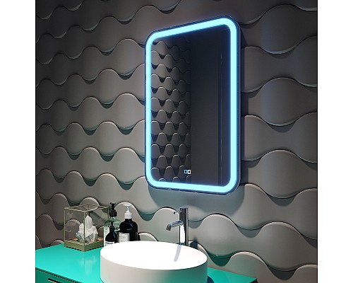 Зеркало Silver Mirrors Malta-RGB 55 LED-00002511 с подсветкой с сенсорным выключателем и диммером Зеркало Silver Mirrors Malta-RGB 55 LED-00002511 с подсветкой с сенсорным выключателем и диммером