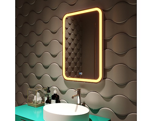 Зеркало Silver Mirrors Malta-RGB 55 LED-00002511 с подсветкой с сенсорным выключателем и диммером Зеркало Silver Mirrors Malta-RGB 55 LED-00002511 с подсветкой с сенсорным выключателем и диммером