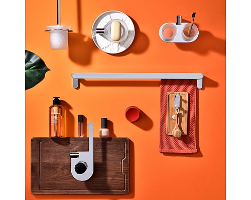 Стакан для зубных щеток Raglo R300.08 двойной Хром