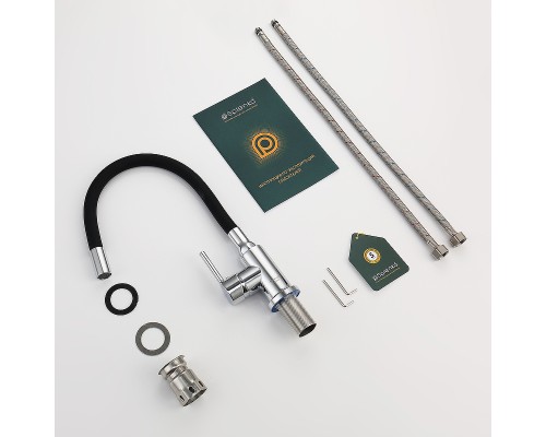 Смеситель для кухни Splenka S201.4406 Хром Черный