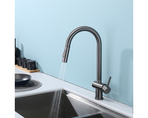 Смеситель для кухни Splenka S204.49.09 Графит матовый