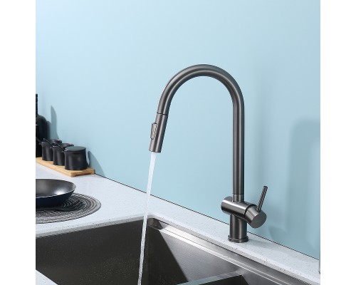 Смеситель для кухни Splenka S204.49.09 Графит матовый