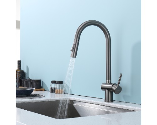 Смеситель для кухни Splenka S204.49.09 Графит матовый