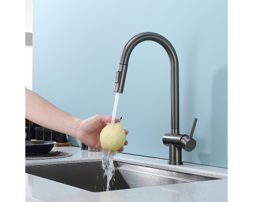 Смеситель для кухни Splenka S204.49.09 Графит матовый