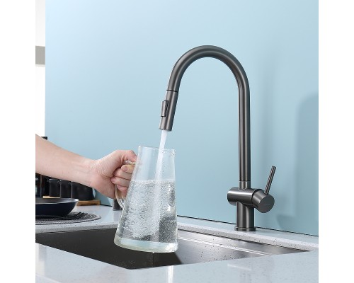 Смеситель для кухни Splenka S204.49.09 Графит матовый