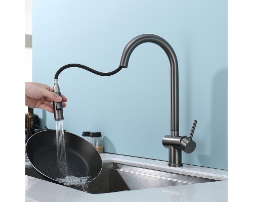 Смеситель для кухни Splenka S204.49.09 Графит матовый