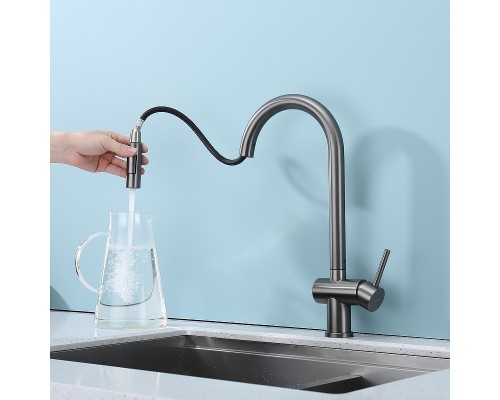 Смеситель для кухни Splenka S204.49.09 Графит матовый