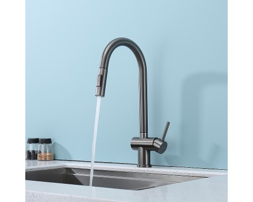 Смеситель для кухни Splenka S204.49.09 Графит матовый