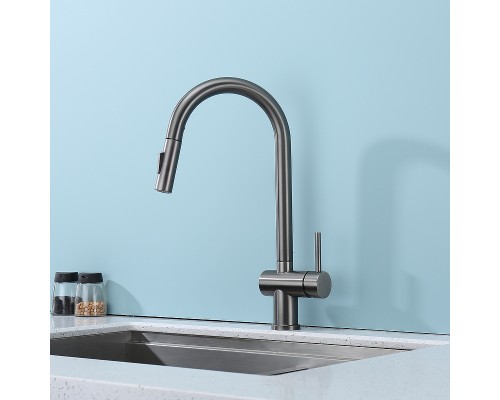 Смеситель для кухни Splenka S204.49.09 Графит матовый