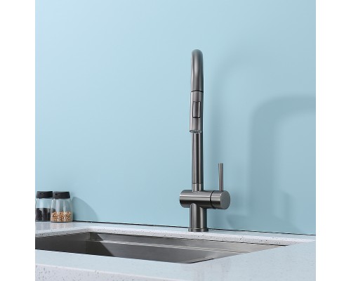 Смеситель для кухни Splenka S204.49.09 Графит матовый