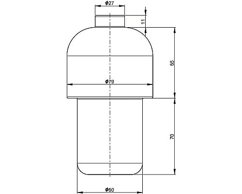 Флакон для дозатора жидкого мыла Rav Slezak Morava KER004 Белый