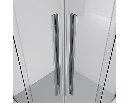 Душевой уголок Niagara Nova 100х100 NG-6624-34 профиль Хром стекло прозрачное