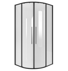 Душевой уголок Niagara Nova 100х100 NG-6827-34BLACK профиль Черный матовый стекло прозрачное