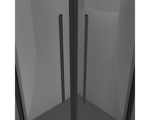 Душевой уголок Niagara Nova 90х90 NG-2826-34BLACK профиль Черный матовый стекло тонированное