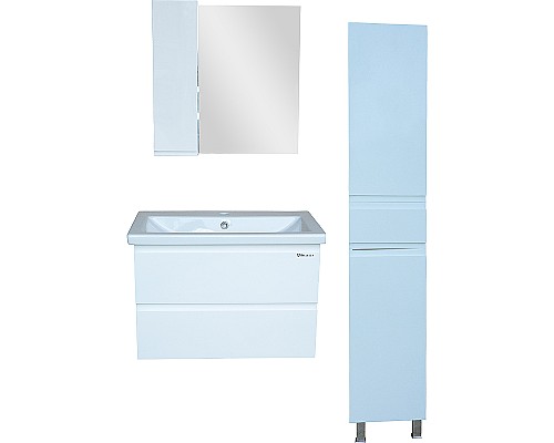 Зеркало со шкафом Bellezza Асти 60 L 4616309022016 Белое