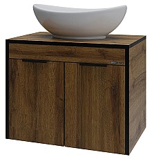 Тумба под раковину Bellezza Бруно 70 4632211180491 подвесная Табакко