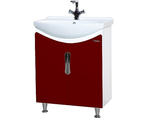Тумба под раковину Bellezza Лагуна 65 4632110240036 Красная