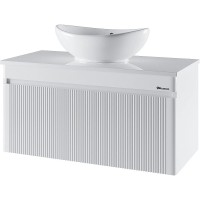 Тумба под раковину Bellezza Эмилия 100 4634817190010 подвесная Белая