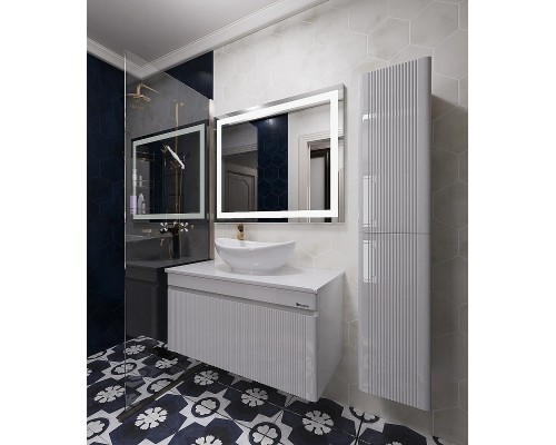 Тумба под раковину Bellezza Эмилия 100 4634817190010 подвесная Белая