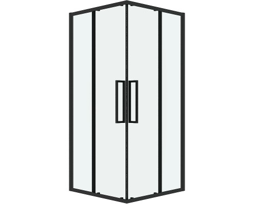 Душевой уголок Grossman Cosmo 90х90 300.K33.02.9090.21.00 профиль Черный матовый стекло прозрачное