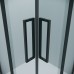 Душевой уголок Grossman Cosmo 90х90 300.K33.02.9090.21.00 профиль Черный матовый стекло прозрачное