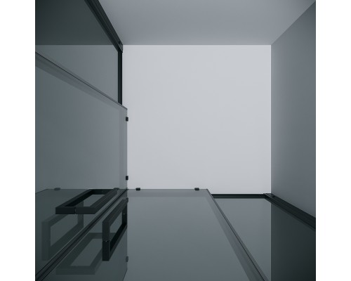 Душевой уголок Grossman Cosmo 100х100 300.K33.02.1010.21.10 профиль Черный матовый стекло тонированное