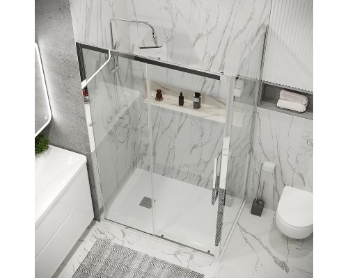 Душевой уголок Grossman Cosmo 110х90 120.K33.02.1190.10.00 профиль Хром стекло прозрачное