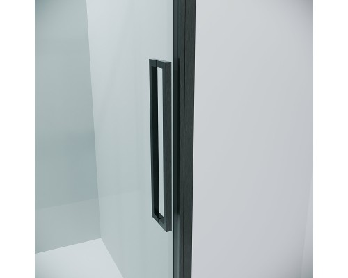 Душевая дверь Grossman Cosmo 140 100.K33.02.140.42.00 профиль Графит сатин стекло прозрачное