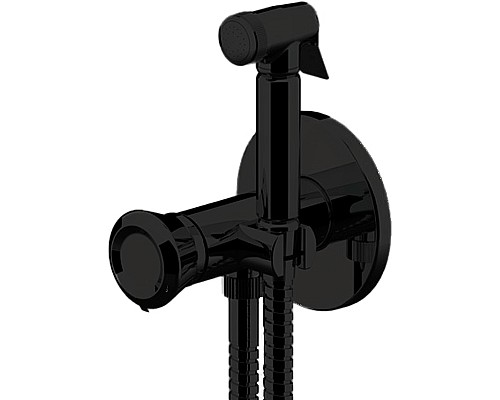 Гигиенический душ со смесителем Remer Element ET65NO Черный матовый