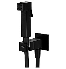 Гигиенический душ со смесителем Remer Qubica Q64NO Черный матовый