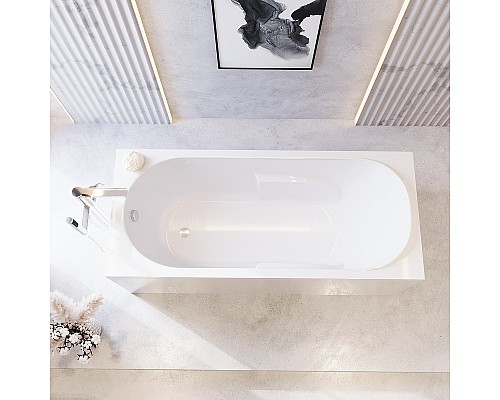 Акриловая ванна Corpa Nera Santi 170x75 CN05022WH без гидромассажа