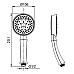 Ручной душ Caprigo Parts 99-506-crm Хром