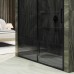 Душевая дверь Maybah Glass MGD-1285-6 1500x1950 раздвижная профиль Черный стекло графитовое