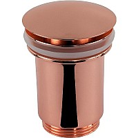 Донный клапан Remer 904CC114RL click-clack Медь глянцевая